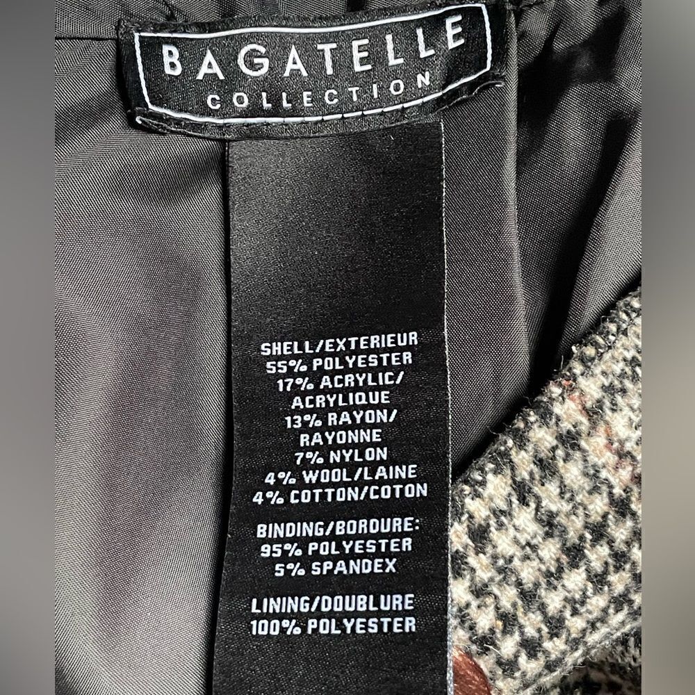 Bagatelle Collection Multicolored Plaid Tweed Lined Skirt (Size: Medium) - Picture 9 of 15